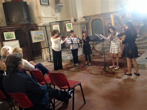 CONCERTO DI VIOLINI IN SAN ROCCO A CURA DEL CIRCOLO CULTURALE EUREKA MUSIC ACADEMY