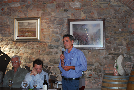 Il Presidente della Cantina Comunale Giorgio VIBERTI