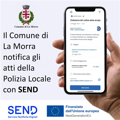 SEND - Servizio di notifiche digitali - per gli atti della Polizia Locale