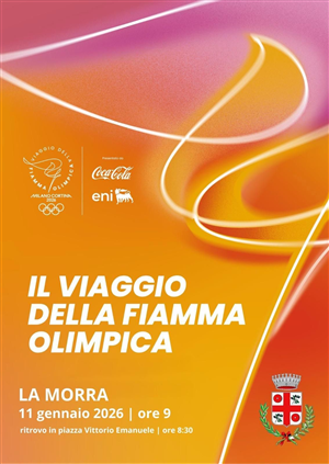 LA FIAMMA OLIMPICA DI MILANO-CORTINA 2026 ARRIVA A LA MORRA